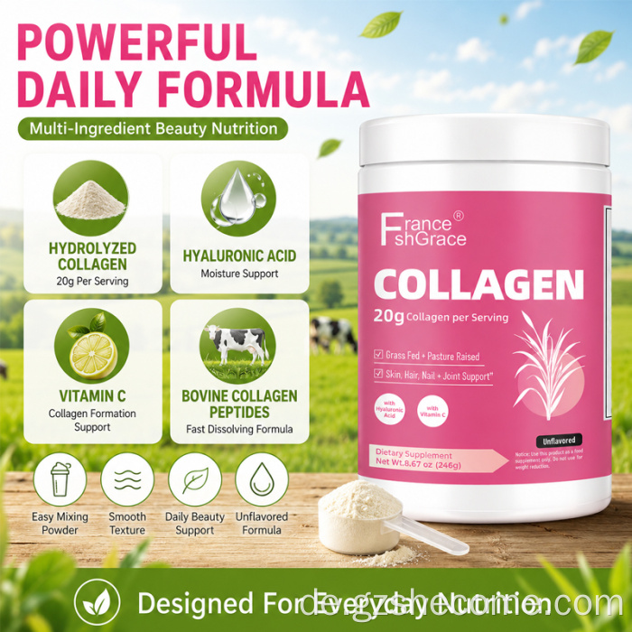 Shecome Collagen Zero Sugar Meereskollagenpeptid-Pulver